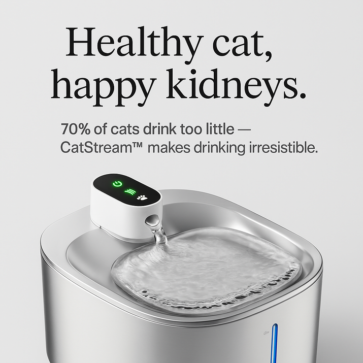 CatStream – Keep Your Cat’s Kidneys Healthy with Fresh, Flowing Water