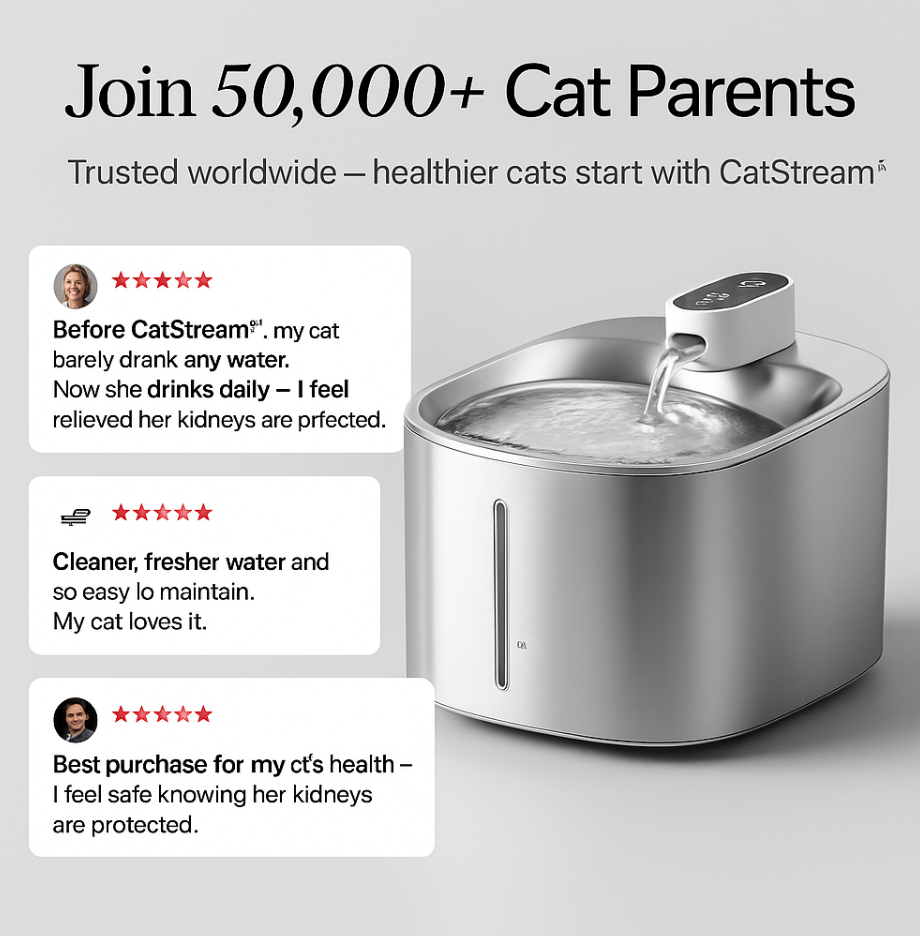 CatStream – Keep Your Cat’s Kidneys Healthy with Fresh, Flowing Water